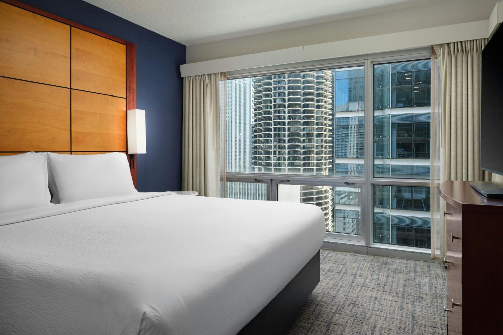 One-Bedroom King Suite Sofa Bed City View