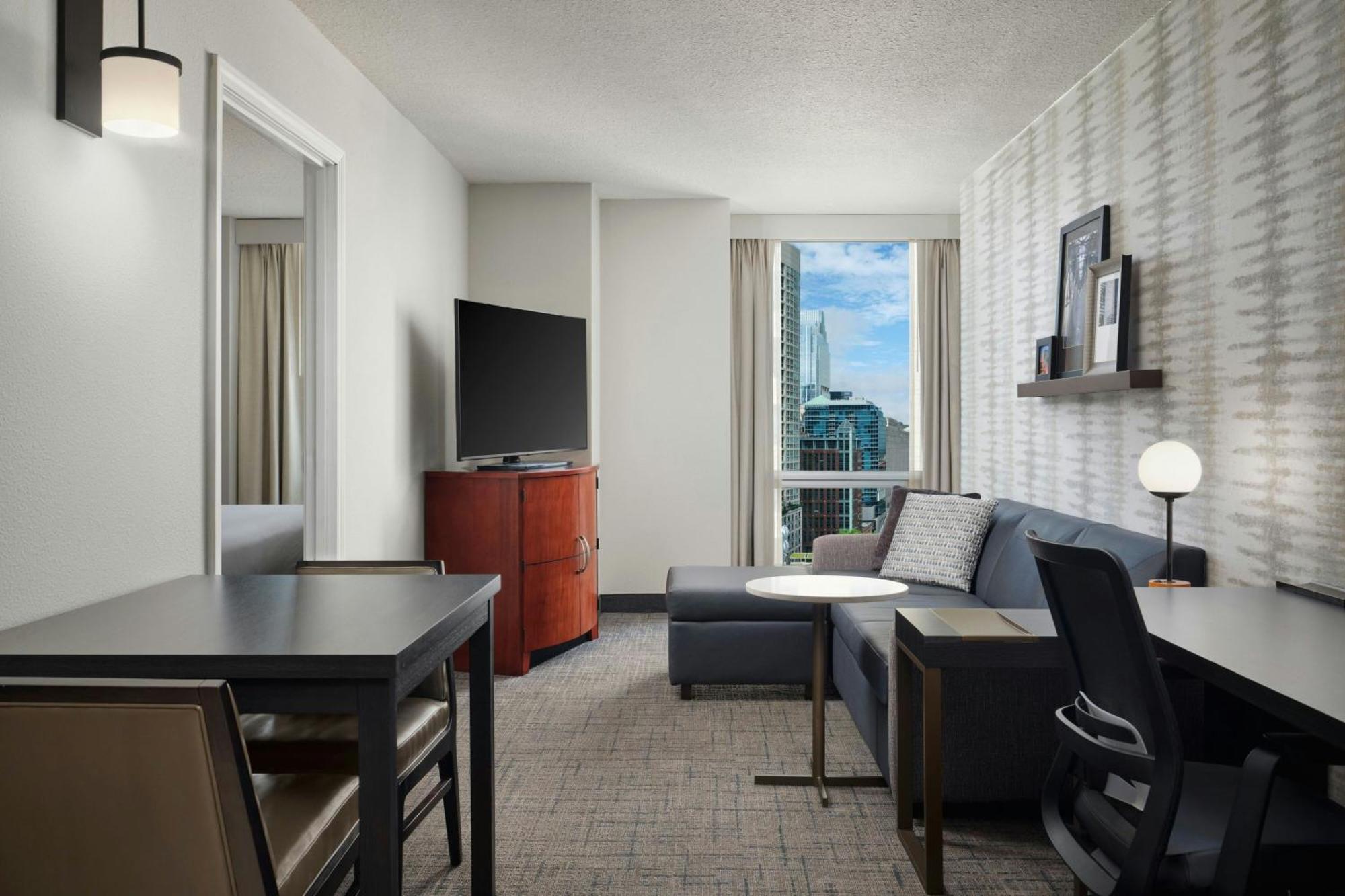 One-Bedroom King Suite Sofa Bed City View